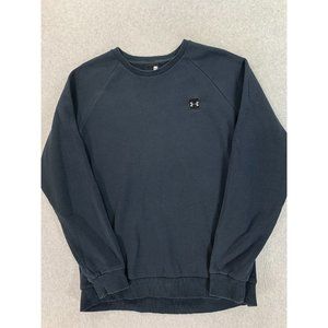 Under Armour  Cotton Blend Classic Solid Crew Sweatshirt‎ (Men's Large) Black
